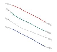 BESTYASH 4 Pièces Câbles de Cartouche de Phonographe pour Platine Vinyle, | Liaison Flexible, Résistance Accrue à Traction, Transmission Haute Fidélité, pour Studio Musical et Configurations Variées