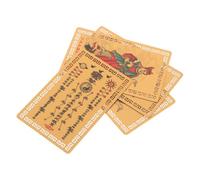 BESTYASH 4 Pièces Carte Dorée Tai Sui 2027 Année du Chèvre, Alliage | Nouvel An Lunaire Chinois, Souhaits de Chance, Santé et Richesse, Présent pour Fête Printanière