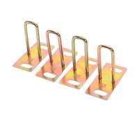 BESTYASH 4 Pièces Crochet de Verrouillage Robuste pour Selle de et Scooter Électrique Fixation Facile sans Outil Remplaçant pour Pédale de Repose- Protection Polyvalente