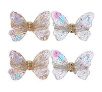 BESTYASH 4 Pièces Décorations Ongles Zircon Charms Accessoires Manucure Diy Beads pour Style Unique et Élégant