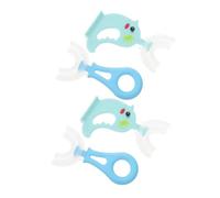 BESTYASH 4 Pièces Dents Manuelle pour Garçon Fille Lot Dents Forme de U Couleur Outil de Nettoyage pour Filles Parfait pour Brossage