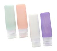 BESTYASH 4 Pièces Embouteillée Parfum Bouteille De Pression Bouteilles De Voyage Pour Lotions Liquides Bouteille De Voyage Liquide Rechargeable Couleur Petites Bouteilles Pour Couverture Pp