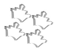 BESTYASH 4 pièces Emporte Couronne Inox Moules Pâtisserie Coupe Fruits Découpoir Gâteau DIY Cuisson Maison Professionnel