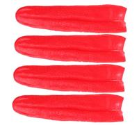 BESTYASH 4 Pièces Langue Rouge Réaliste Longue Accessoire Cosplay pour Halloween Effets Effrayants et Farces