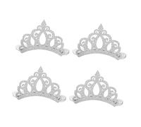 BESTYASH 4 Pièces Lot de Couronnes pour Filles Accessoires de Fête Adorables pour Anniversaire et Photographie Couronnes Pratiques et Décoratives
