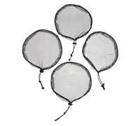 BESTYASH 4 pièces Lot de Filets Élastiques Respirants pour Queue de Cheval Bonnets Perruque Extensibles et Confortables Accessoires Coiffure pour Filles