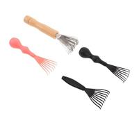 BESTYASH 4 Pièces Lot de Outils de Nettoyage pour Brosses à Cheveux avec Griffes Multifonctions Râteau Mini pour Enlever Poils et Débris Compatible Peignes Larges et Fins Entretien Rapide