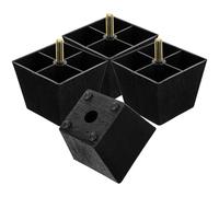 BESTYASH 4 Pièces Pieds de Meubles de Remplacement pour Canapé, M8, | Canapés et Armoires, Stabilité Accrue, Hauteur Supplémentaire, Entretien des Meubles Anciens, Usage Domestique