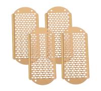 BESTYASH 4 Pièces Planche à Frotter En Pierre Fichier Peeling Des Pieds Laveur De Pieds Peaux Mortes Grattoir Réparation Sec Fissuré Outil Scrubber Rasoir Acier Inoxydable