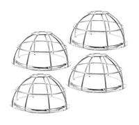 BESTYASH 4 pièces Protection Antidéflagrante pour Tête de Gicleur Incendie Cage de Sécurité Maille Métallique Anti-vol Installation Facile sans Outil Compatible Capteurs Encastrés Muraux