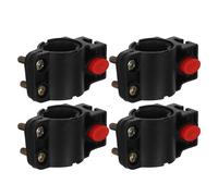 BESTYASH 4 Pièces Support pour Antivol en U de Vélo Porte-cadenas pour Vélo de Route et Vtt Abs Noir et Vtt pour Sorties Urbaines et Aventures en Plein Air