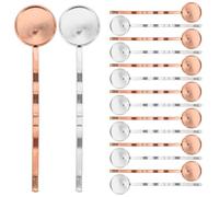 BESTYASH 40 Pièces Bases de Barrettes Métalliques Supports Cabochon pour Épingles à Cheveux Clips Français Solides pour Créations et Ornements Capillaires