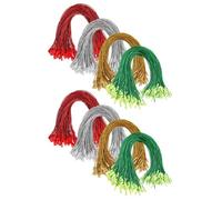 BESTYASH 400 Cordons à Pression Multicolores pour Étiquettes et Décorations de Noël Lot de 400 Pièces Cordelettes Résistantes et Réutilisables pour Suspendre Guirlandes Ornements et