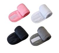 BESTYASH 4Pièces Bandeaux de Yoga de Bandes Élastiques Noir Rose Accessoires Multifonctionnels pour Sport