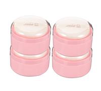 BESTYASH 4Pièces Boîte Pour Bouffée Récipient Pratique Pour Corps Accessoire Pour Change Et Naissance