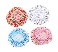 BESTYASH 4pièces Bonnet De Nuit Satin Pour Garçon Fille Bonnet De Bain Élastique Protection Des Cheveux Pyjama Garçon Fille Usage Domestique Et Voyage Lot