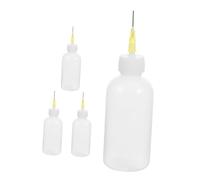 BESTYASH 4pièces Bouteille Applicateur à Embout Fin Flacon Souple pour Loisirs Créatifs Accessoire de Quilling Emballage