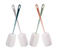 BESTYASH 4pièces Brosse Éponge Pour Bouteille Et Verre Outil De Nettoyage à Main Pour Nettoyage Des Bouteilles De Vin Et Autres Contenants