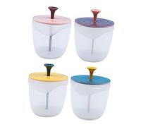 BESTYASH 4Pièces Distributeur à Bulles de Nettoyage pour Mousse Délicate pour Pores Accessoire Beauté Pratique Variées