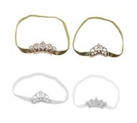 BESTYASH 4pièces Lot De Bandeaux Pour Cheveux Garçon Fille Fille Coiffe Couronne Garçon Accessoires Cheveux Fête Couvre-chef Paillettes
