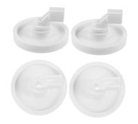 BESTYASH 4pièces Support De Roue Pour Lave-vaisselle Poulie De Panier Inférieur Kit De Réparation Pour Accessoires De Lave-vaisselle