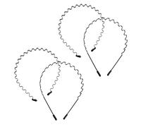 BESTYASH 4pièces -tête Invisible Métallique Pour Douche Bandeau Pour Femme Accessoire De Cheveux Multi-usages Lot