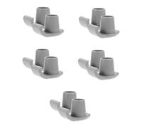 BESTYASH 5 Ensembles Couverture De Pied De Marche Béquille Accessoires De Marche Bâtons De Randonnée Accessoires De Canne Pointes De Canne Pour La Stabilité Gris Caoutchouc 2 Pièces * 5