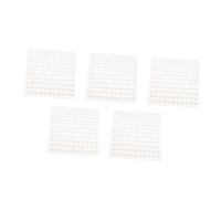 BESTYASH 5 Pièces Autocollants de Perles Autocollantes pour Visage de Perles Plates pour Décoration et Maquillage Autocollants Adhésifs pour Créations Diy