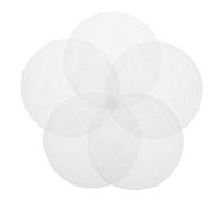 BESTYASH 5 pièces Coussins de Cuisson Vapeur Silicium Lot de Tapis Ronds Réutilisables Antiadhésifs pour Cuisson Vapeur et Pâtisserie Outils de Cuisine Silicone et Dim Sum