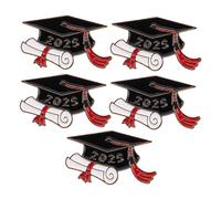 BESTYASH 5 Pièces Forme de Chapeau de Diplôme Accessoires Élégants pour pour Étudiants et Enseignants