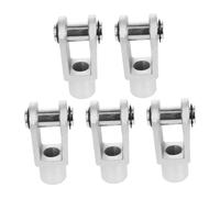 BESTYASH 5 pièces Lot de Raccords Rapides Y Acier Au Connecteurs Filetés Femelles pour Tige de Vérin Pneumatique Résistance Pression et Flexion Accessoires Industriels pour Automatisation