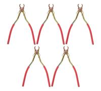 BESTYASH 5 Pièces Nut Cracker Clip Set Heavy Duty Stainless Steel Chestnut And Hazelnut Opener Manual Pine Nutcracker For Household Use