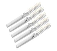 BESTYASH 5 Pièces Peigne Pliant Compact Gris Brosse Coiffante à Dents Larges Portable et Léger pour Voyage et Usage Quotidien