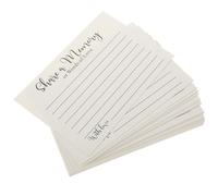 BESTYASH 50 Feuilles Cartes Funéraires en Papier Multi-usages Espace pour Messages, pour Funérailles et Anniversaires, Accessoires Pratiques pour Événements