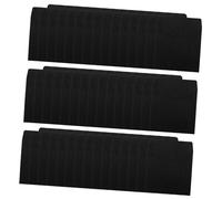 BESTYASH 50 Pièces Cd Boîtier Dvd Pochettes Pour Cartes Boîtiers De Dvd Vierges Pochettes En Carton Pochettes De Dvd Étuis Cd Vierges Enveloppes Dvd Enveloppes De Cd Papier Black