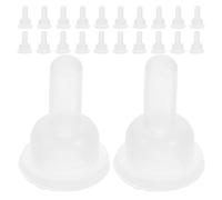 BESTYASH 50 Pièces Tétines d'allaitement en Silicone pour Chinchillas et Chatons, Accessoire pour Alimentation Polyvalente et Complémentaire
