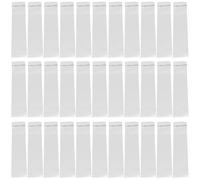 BESTYASH 500 pièces Lot de Sachets Autocollants Longs Transparants Sacs Cellophane Auto Adhésifs pour Brosse à Dents Bijoux Polyvalent