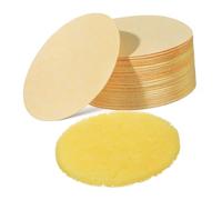 BESTYASH 50pièces Éponges Faciales Comprimées Rondes Pour Nettoyage Et Exfoliation Éponges Cosmétiques Pour Soin Visage Nettoyage Et