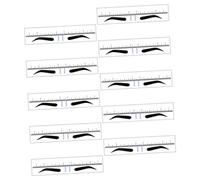 BESTYASH 50pièces Pochoir à Sourcils Gabarit à Sourcils Règle De Positionnement Pour Kit De Pochoirs Pour Maquillage Modèle De Dessin