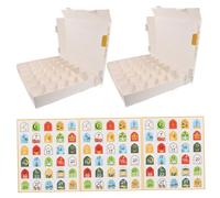 BESTYASH 5pièces Calendrier De Compte à Rebours Ramadan Soi-même Petits De Rangement Boîtes Numérotées Pour Aïd Moubarak