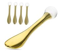 BESTYASH 5pièces Crème De Massage Pour Yeux Applicateur Domestique Cuillère Compacte Massage Pratique Des Yeux Petit Outil Pour Crème Usage Quotidien Accessoires De Soin