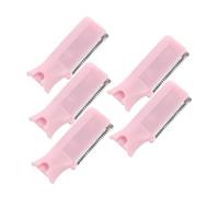 BESTYASH 5pièces Rasoirs pour Hommes Tondeuses à Sourcils Lames de Rechange Outil Épilation du Visage Coupe Précise