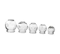 BESTYASH 5pièces Ventouses Verre Pour Massage Chinois De Ventouses Thérapeutiques à Succion Pour Soulager Les Tensions Et Favoriser La Circulation
