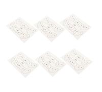 BESTYASH 6 Feuilles Autocollants Temporaires de Maquillage pour Visage de de Taches de Rousseur Stickers Éphémères pour Cosplay et Fêtes pour Halloween et Séances Photo