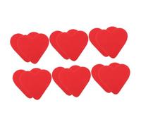 BESTYASH 6 paires Patins Antidérapants pour Talons Hauts Coussinet Protecteur Semelle Adhésif Durable et Bruit Rouge Coeur