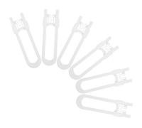 BESTYASH 6 Pcs Verrous U Sûreté Garçon et Filles pour Armoires et Placards, Matériau Abs, Facile à Installer