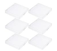 BESTYASH 6 Pièces Boîte de Présentation Transparente avec Couvercle pour Spécimens D'insectes Petite Vitrine Plastique pour Collection et Exposition de Spécimens