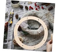 BESTYASH 6 pièces Cadre Couronne Anneaux pour Noël DIY Décoration Festive Simple Création Suspendue