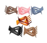 BESTYASH 6 Pièces Clips Volume Cheveux Triangulaires Pinces Relevantes Sans Marque Pour Racines Griffes Rehaussantes Pour Chignons Et Boucles Accessoires Stylés Multicolores