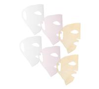 BESTYASH 6 Pièces Couverture Fixe Pour Masque Facial Silicium Soin Du Visage Multipack Visage Réutilisable Masques Adultes Multifonctionnel Pendant La Nuit Porte-masque Gel De Silice
